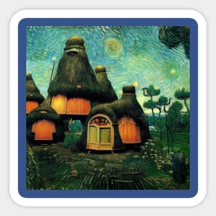 Starry Night in Kashyyyk Sticker